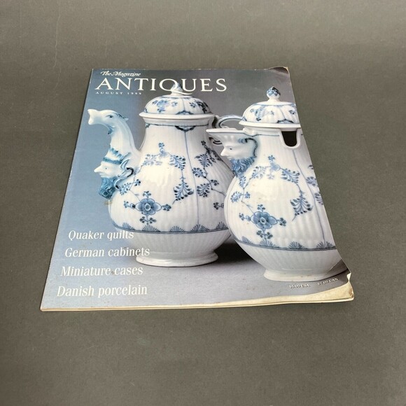 The Magazines Antiques August 1999 Quaker Quilts Miniature Cases Danish Por - Picture 2 of 7